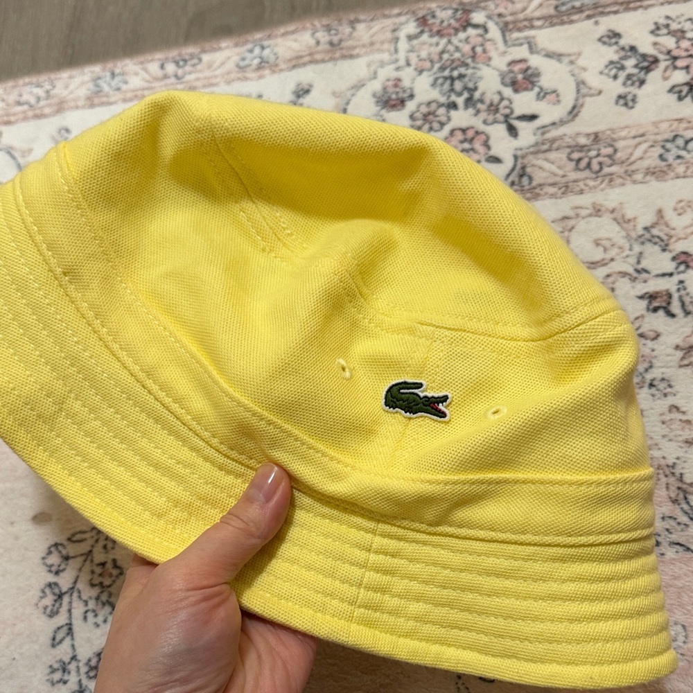 Lacoste Sunlit Yellow Bucket Hat